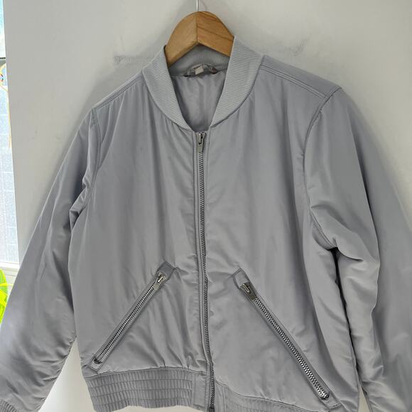 Athleta Northstar PrimaLoft Light Blue Bomber Jacket Size Small - Picture 6 of 8